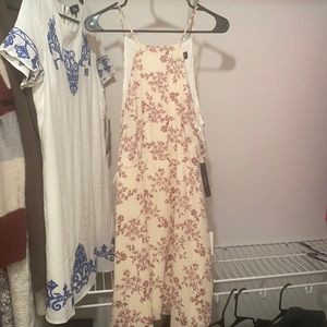 Lulu’s skater dress, halter top.